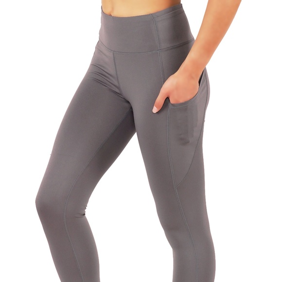 Pants - Full length yoga leggings side key and back pocket